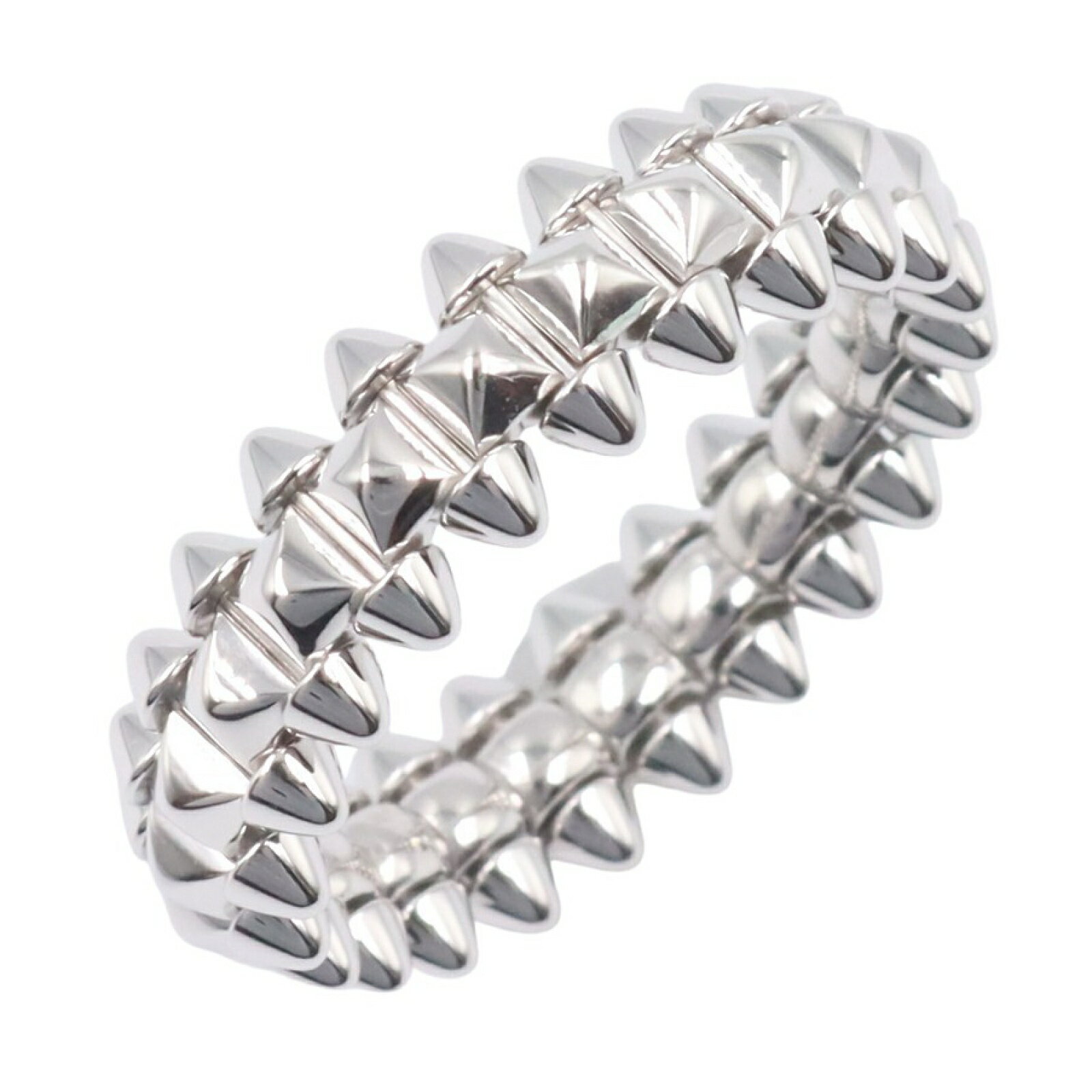 カルティエ CARTIER クラッシュドゥ カルティエ リング リング・指輪 ジュエリー K18WG(ホワイトゴールド) シルバー系 【中古】