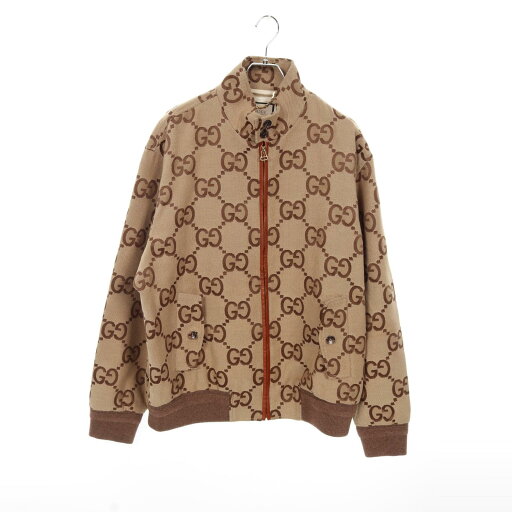 グッチ GUCCI ジャンボGGキャンバス 衣料品 アウター コットン / ポリエステル ベージュ系 / ブラウン系 680812 【中古】 グッチ GUCCI ジャンボGGキャンバス 衣料品 アウター コットン / ポリエステル ベージュ系 / ブラウン系 680812 【中古】