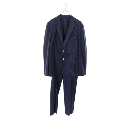 ボス BOSS セットアップ 衣料品 ウール ネイビー系 【中古】 ボス BOSS セットアップ 衣料品 ウール ネイビー系 【中古】
