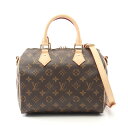 ルイ・ヴィトン LOUIS VUITTON スピーディ バンドリエール25 モノグラム ハンドバッグ バッグ PVCコーティングキャンバス レザー ブラウン系 M46977 【中古】