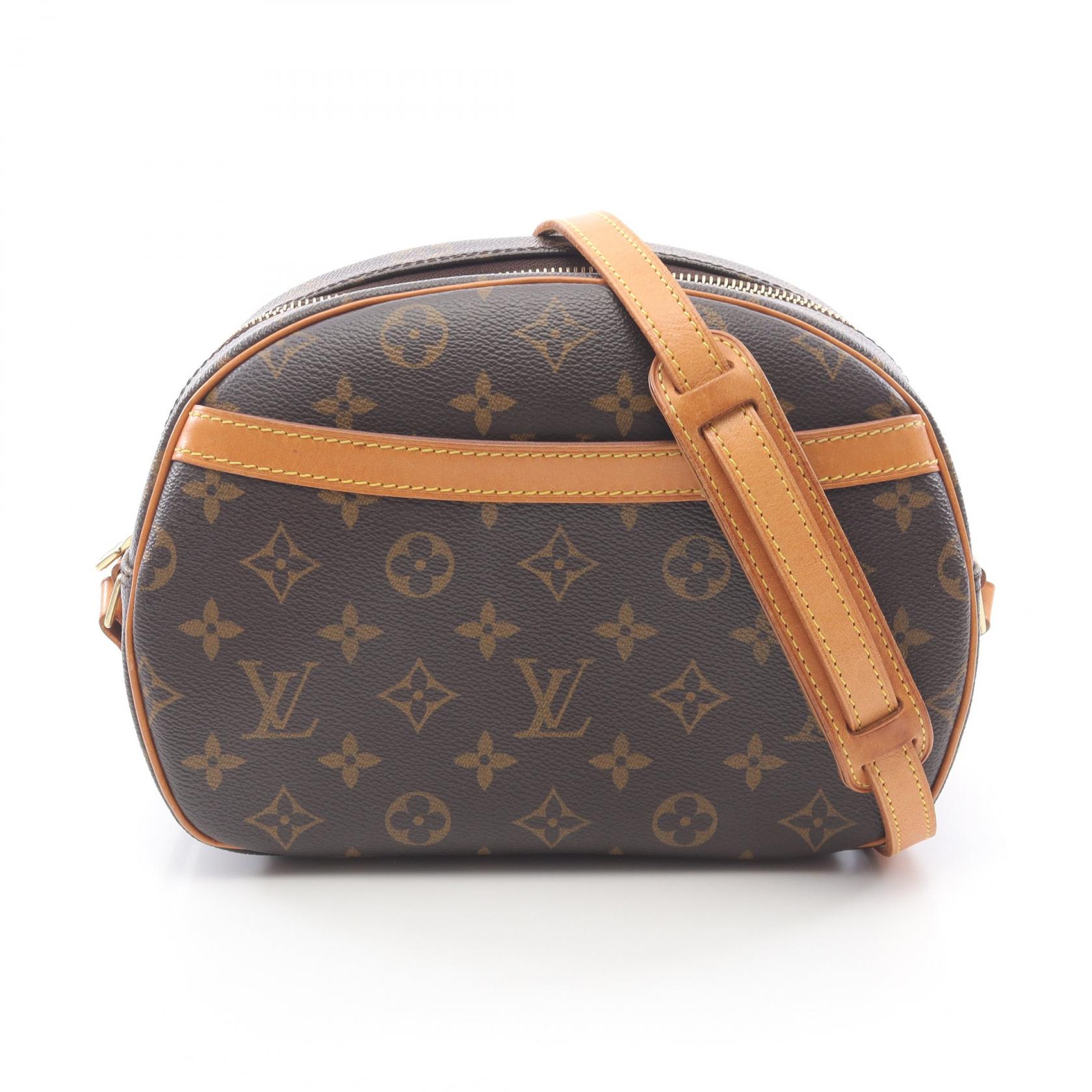 ルイ・ヴィトン LOUIS VUITTON ブロワ ショルダーバッグ バッグ PVCコーティングキャンバス レザー モノグラム ブラウン系 M51221 【中古】(4)
