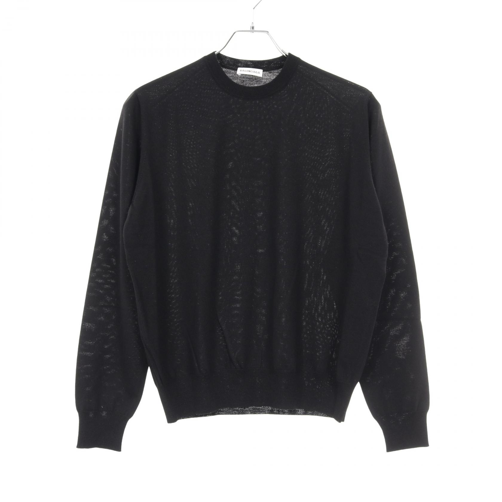 バレンシアガ BALENCIAGA ニット 衣料品 トップス ウール ブラック系 524177 【中古】