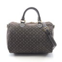 ルイ・ヴィトン LOUIS VUITTON スピーディ バンドリエール30 ハンドバッグ バッグ キャンバス レザー モノグラム・イディール ブラウン系 M56702 【中古】