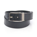 ルイ・ヴィトン LOUIS VUITTON サンチュール ボストン ベルト 衣料品 レザー ダミエ・アンフィニ ブラック系 M9674 【中古】