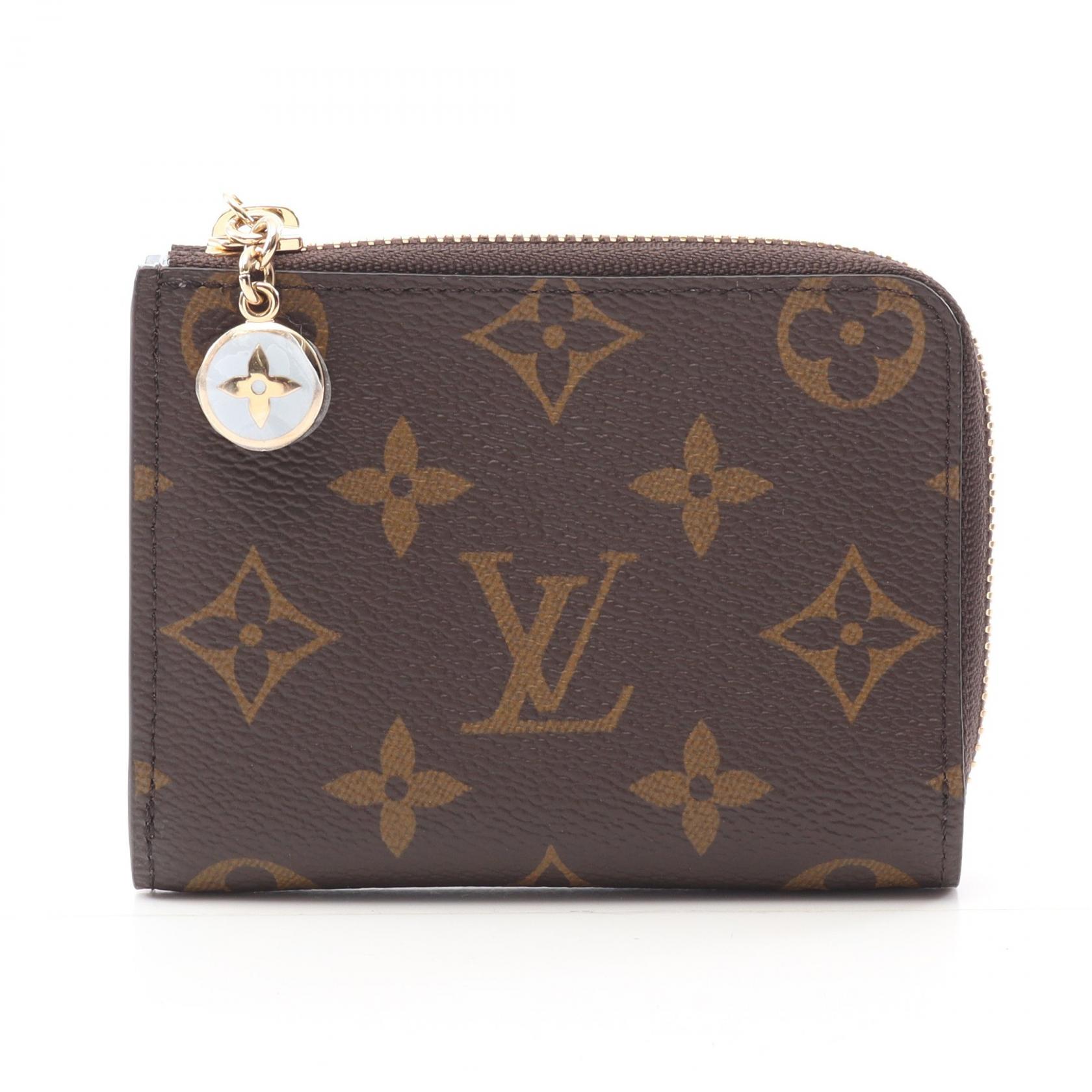 ルイ・ヴィトン LOUIS VUITTON ポルトフォイユ ノア コンパクト コインケース 財布 PVCコーティングキ..