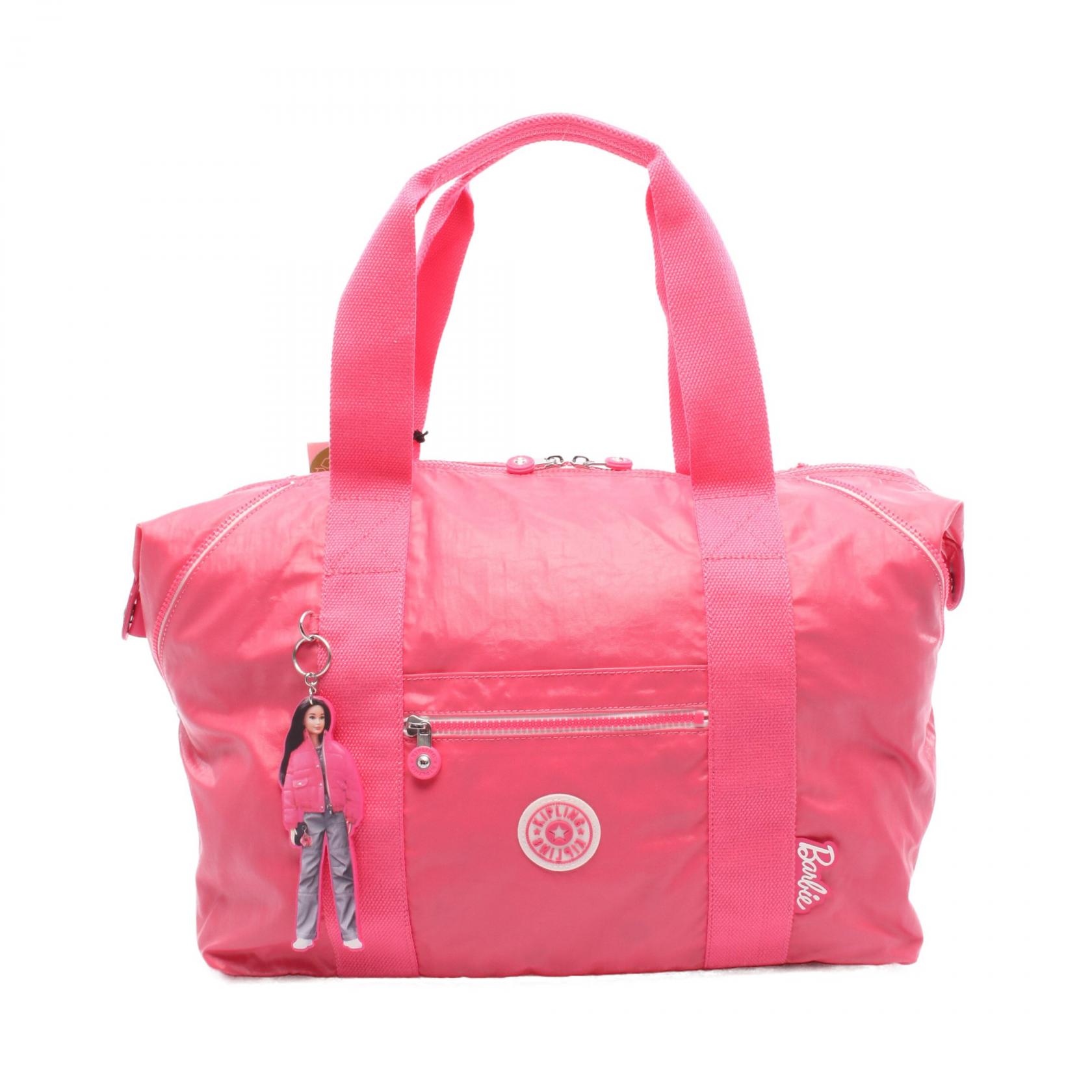 キプリング Kipling kipling × Barbie ART M ボストンバッグ バッグ ナイロン ピンク系 I7563-B1R 【新品】