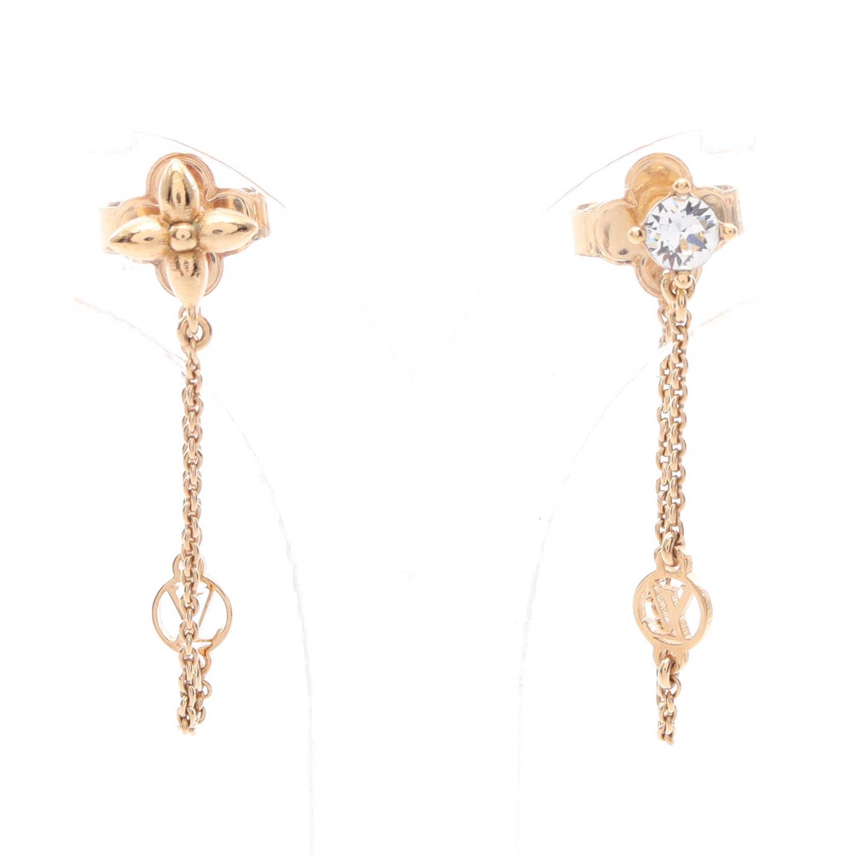 ルイ・ヴィトン LOUIS VUITTON ブックルドレイユ プティ ルイ ピアス ジュエリー GP ...