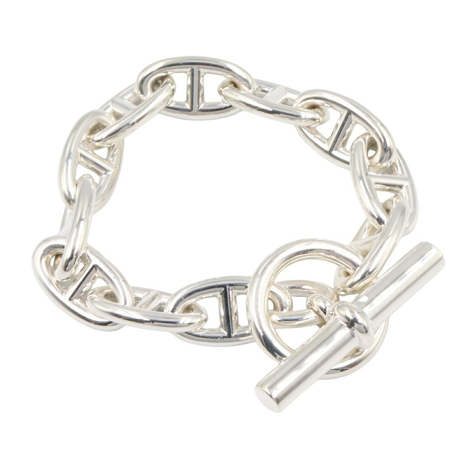 エルメス HERMES シェーヌダンクル GM 11コマ ブレスレット ブレスレット アクセサリー シルバー925 シルバー系 【中古】