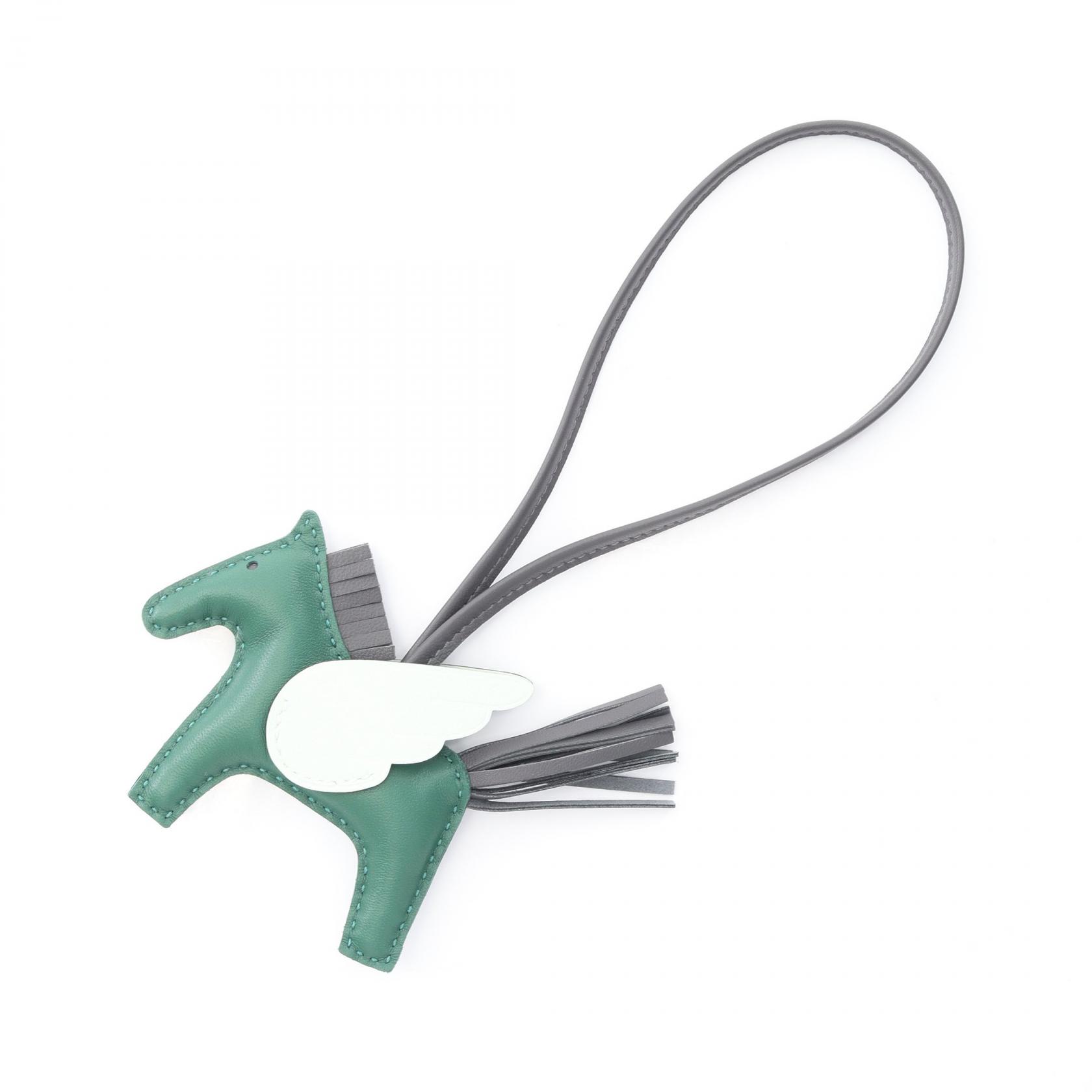 エルメス HERMES ロデオペガサスPM ヴェールモワイヤン アルドワーズ ヴェールペパーミント チャーム ..