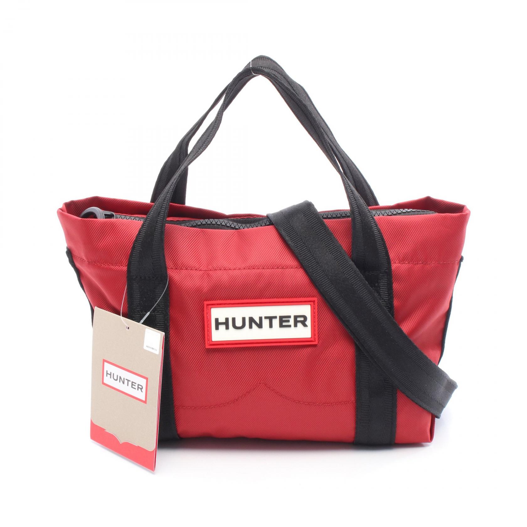 ハンター HUNTER ORIGINAL ESSENTIAL MINI TOTE トートバッグ バッグ ナイロン レッド系 / ブラック系 ..