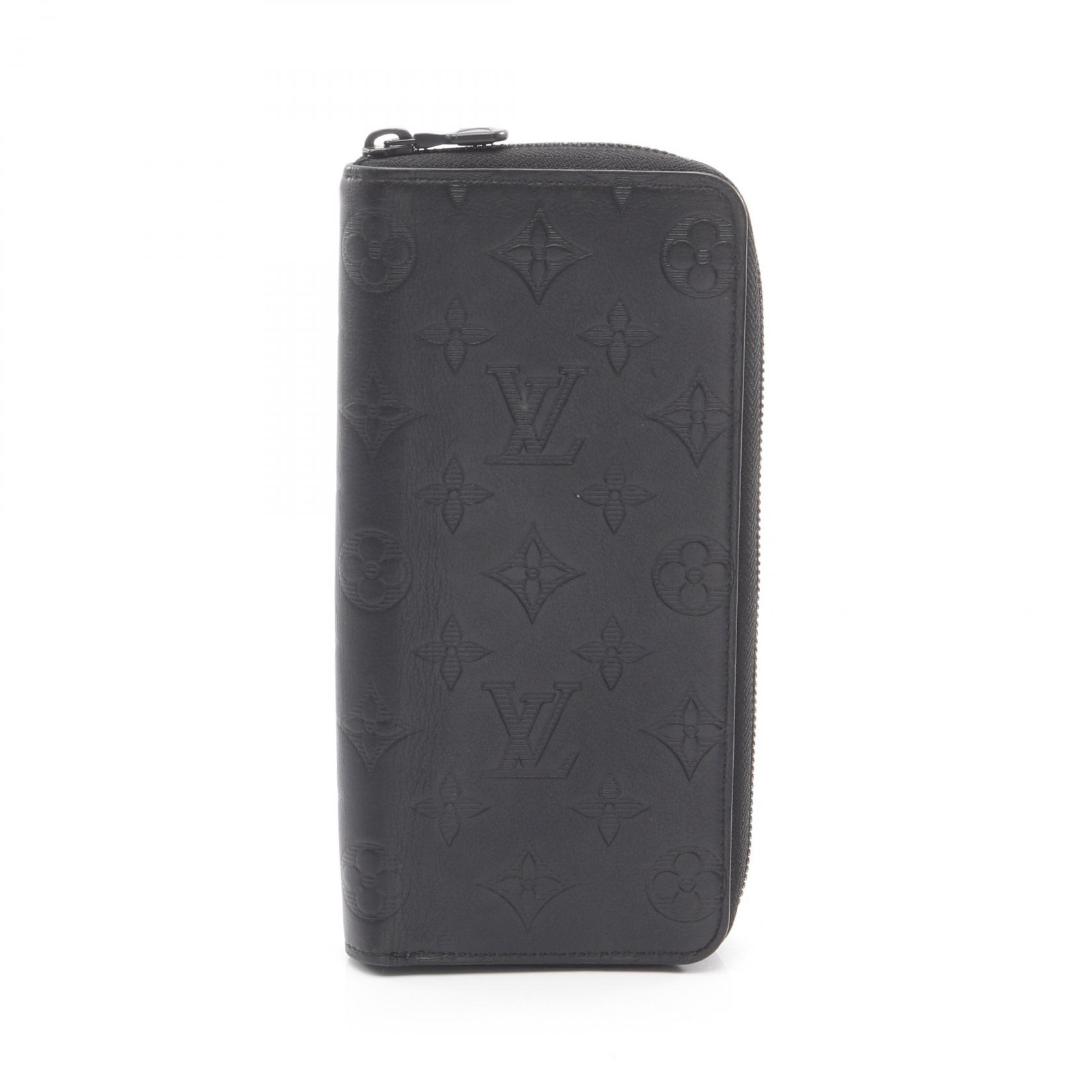 ルイ・ヴィトン LOUIS VUITTON ジッピーウォレット ヴェルティカル ラウンド長財布 財布 レザー モノグラム・アンプラント ブラック系 M62902 【中古】(4)