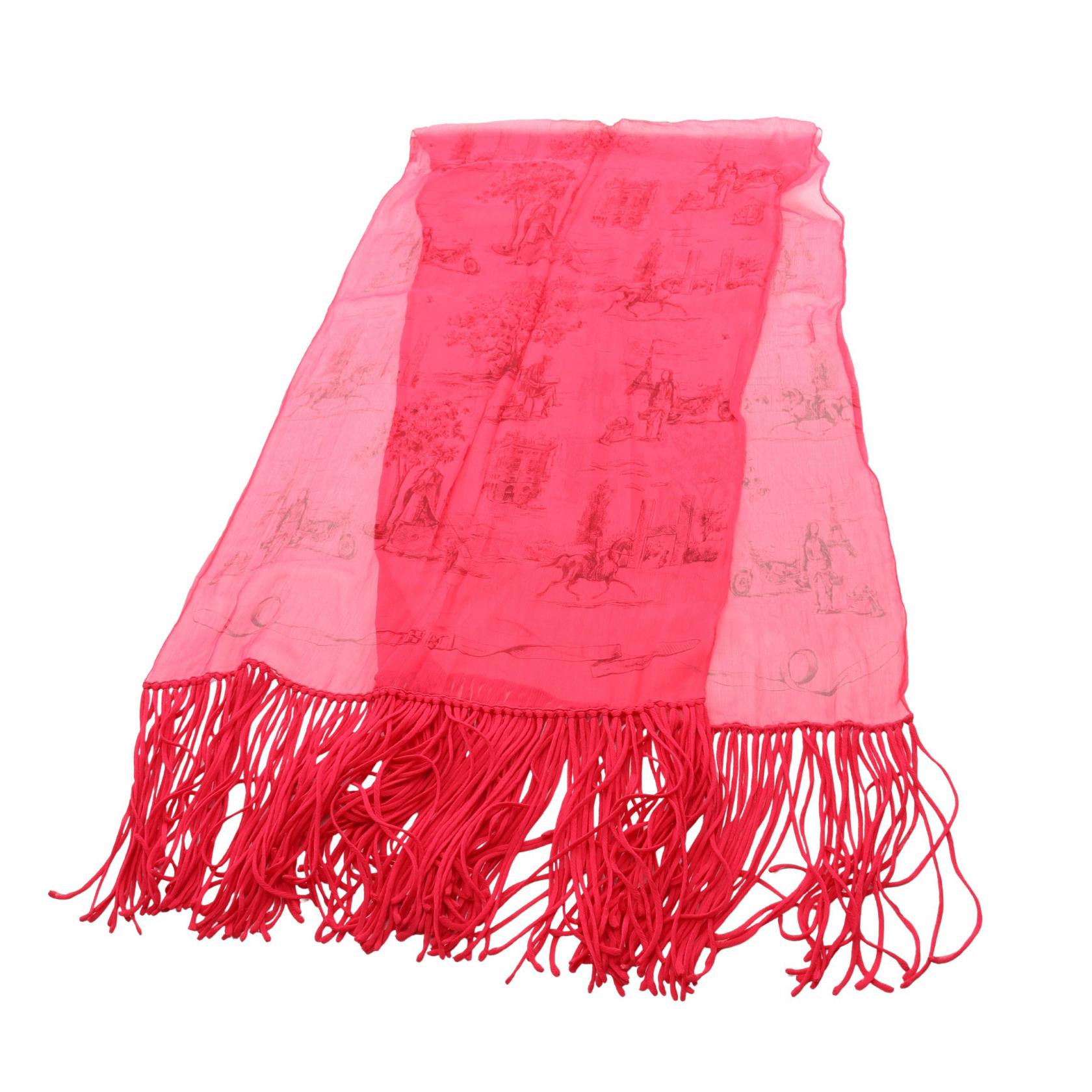 エルメス HERMES ストール 衣料品 シルク シルク ピンク系 【中古】