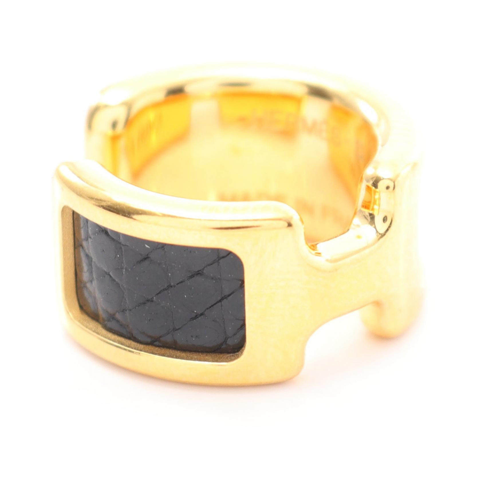 エルメス HERMES オランプPM イヤーカフ アクセサリー GP（ゴールドメッキ） ヴォーエプソン ヴォーエプソン ゴールド系 / ブラック系 【中古】