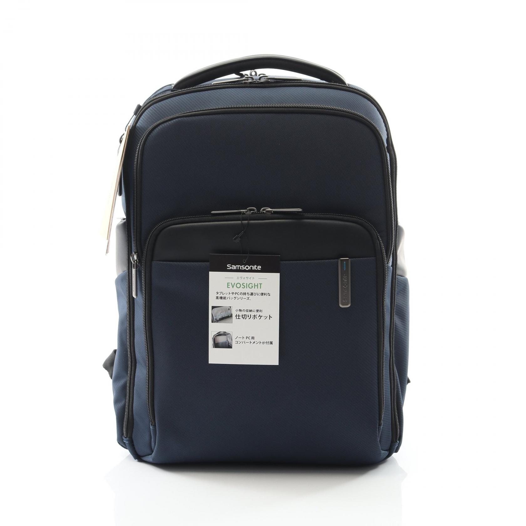 サムソナイト Samsonite EVOSIGHT エヴォサイト リュックサック バックパック バッグ ポリエステル ブ..
