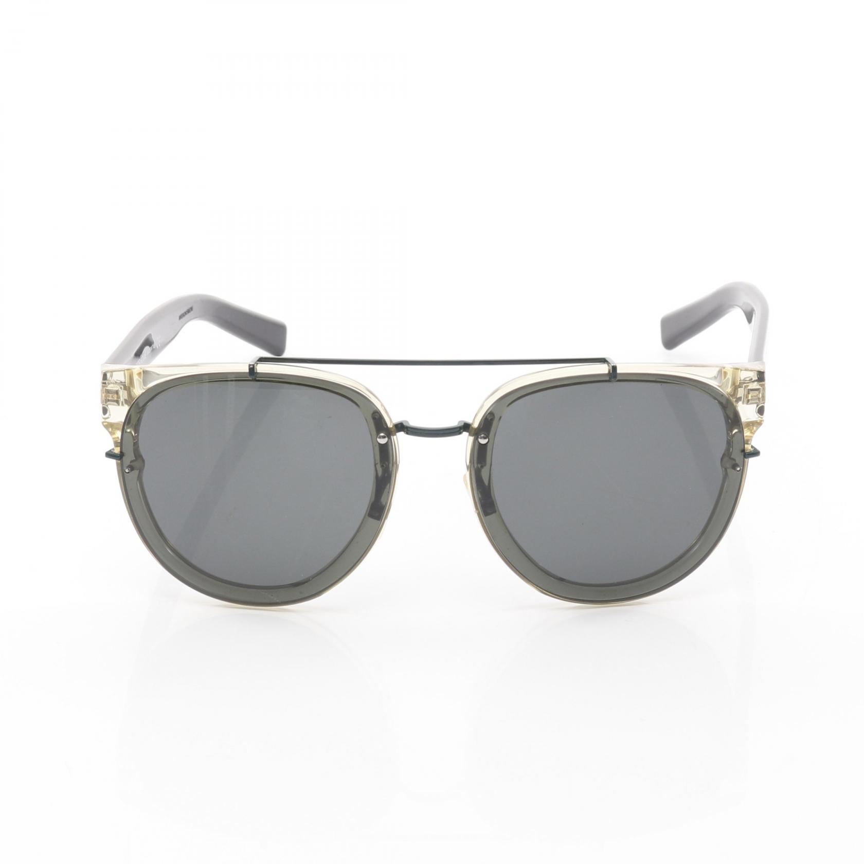 ディオール・オム DIOR HOMME BLACKTIE サングラス 衣料品 プラスチック ブラック系 / イエロー系 【中古】