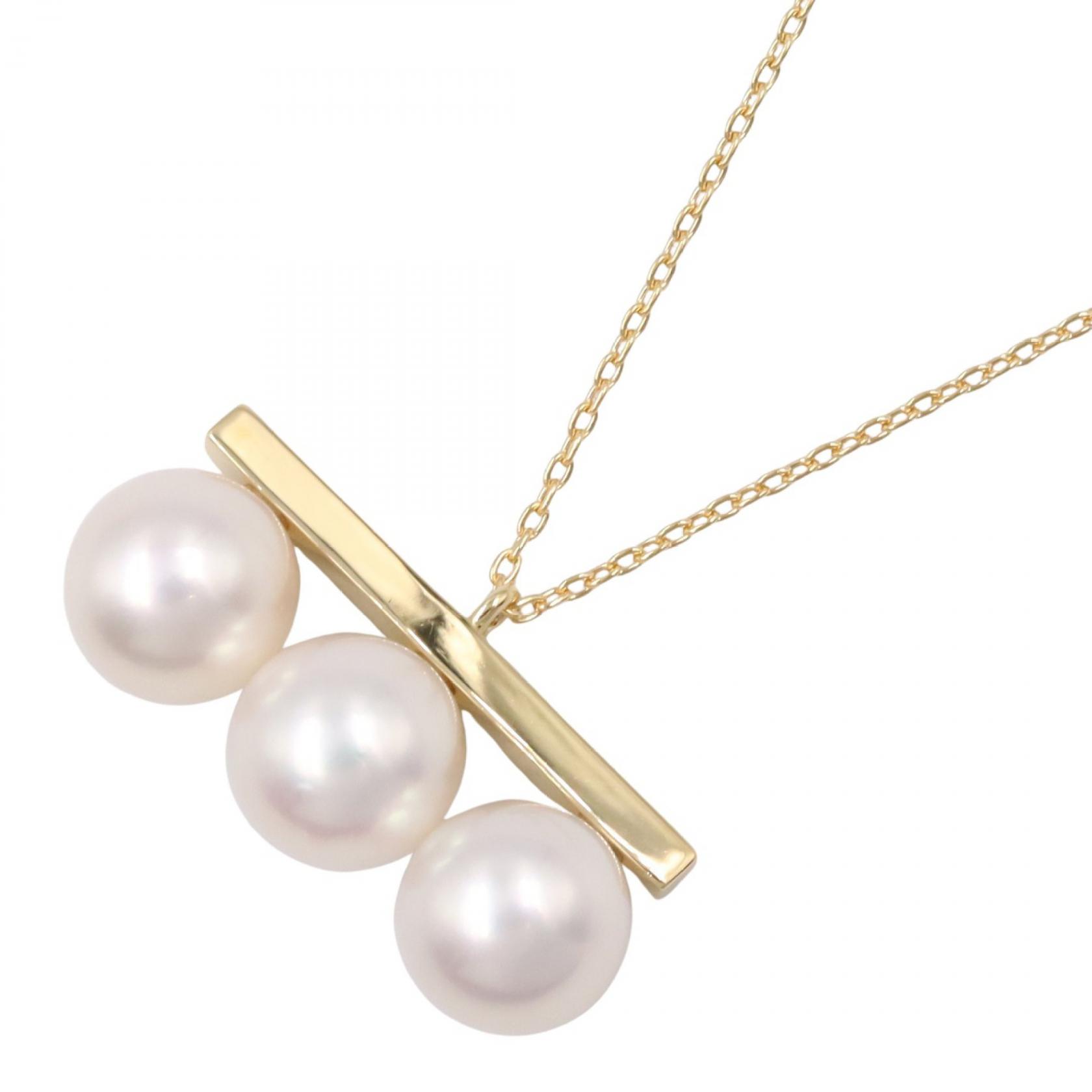 タサキ TASAKI バランスネオ パール ネックレス ネックレス ジュエリー K18（イエローゴールド） パール ゴールド系 / ホワイト系 22302987 【中古】(4)