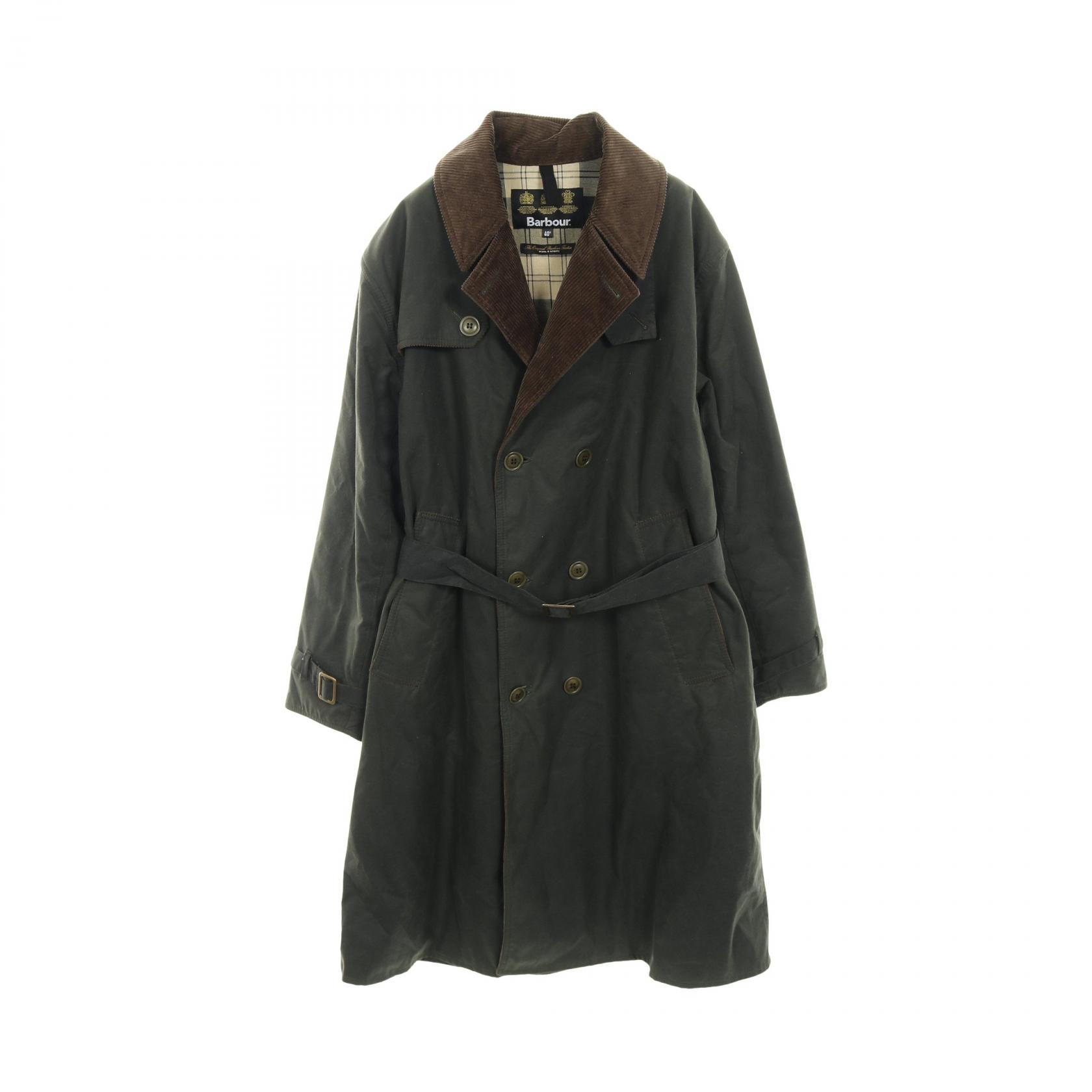 バーブァー Barbour WHITLEY WAX TRENCH COAT トレンチコート 衣料品 アウター コットン グリーン系 【..