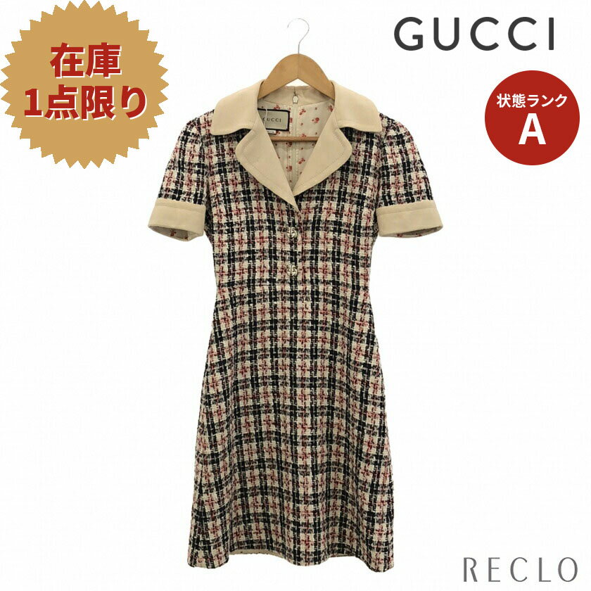 楽天市場】グッチ(素材(生地・毛糸)ツイード)(ワンピース 楽天市場】グッチ(素材(生地・毛糸)ツイード)(ワンピース