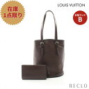 【10周年SALE!!10%OFF以上】ルイヴィトン LOUIS VUITTON バケットPM エピ モカ ハンドバッグ レザー ダークブラウン M58990 【中古】 送料無料 ルイビトン_10th_all_bg_10th