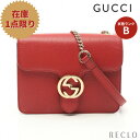 【10周年SALE!!10%OFF以上】グッチ GUCCI インターロッキングG チェーンショルダーバッグ レザー レッド 510304 【中古】 送料無料10th_all_2_bg_10th_2