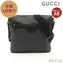 【期間限定!!新春SALE!!10%OFF以上】グッチ GUCCI GGスプリーム ショルダーバッグ PVC レザー ブラック ダークグレー 322279 【中古】_24fts_all_bg_24fts