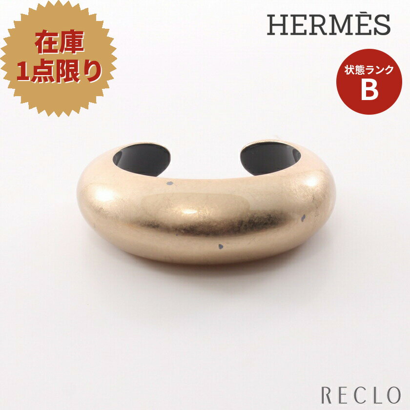 【エントリーでポイント10倍◎店舗限定4日20:00開始】【スーパーSALE限定!!15%OFF以上】エルメス HERMES カフ バングル ゴールド 【中古】 送料無料_2406ss_all_acc_0604