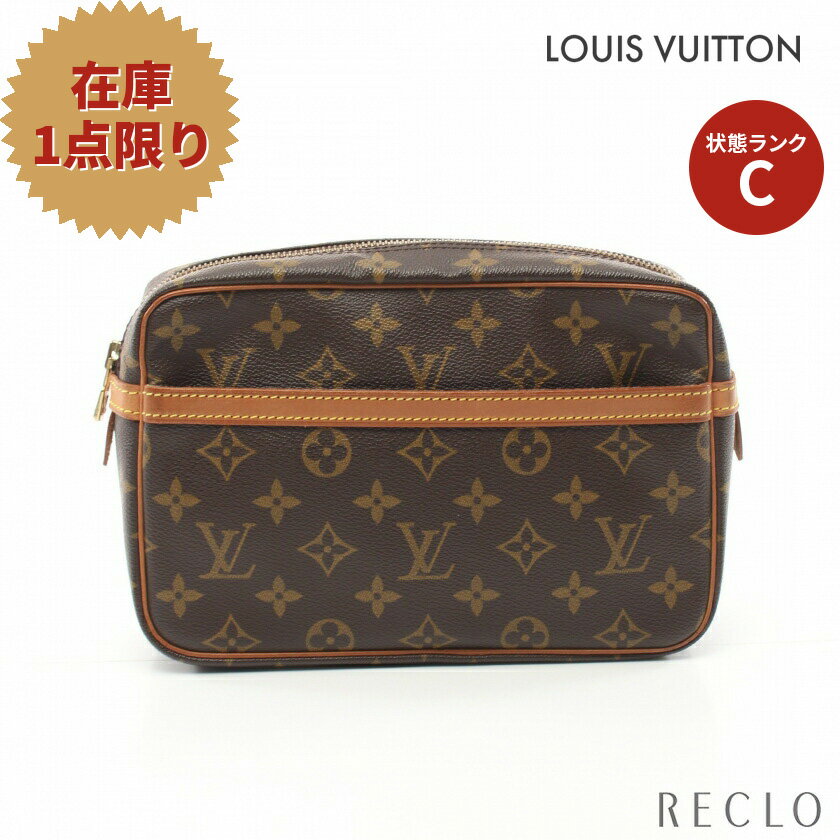 【10周年SALE!!10%OFF以上】ルイヴィトン LOUIS VUITTON コンピエーニュ23 モノグラム クラッチバッグ セカンドバッグ PVC レザー ブラウン M51847 【中古】 送料無料 ルイビトン10th_all_2_bg_10th_2