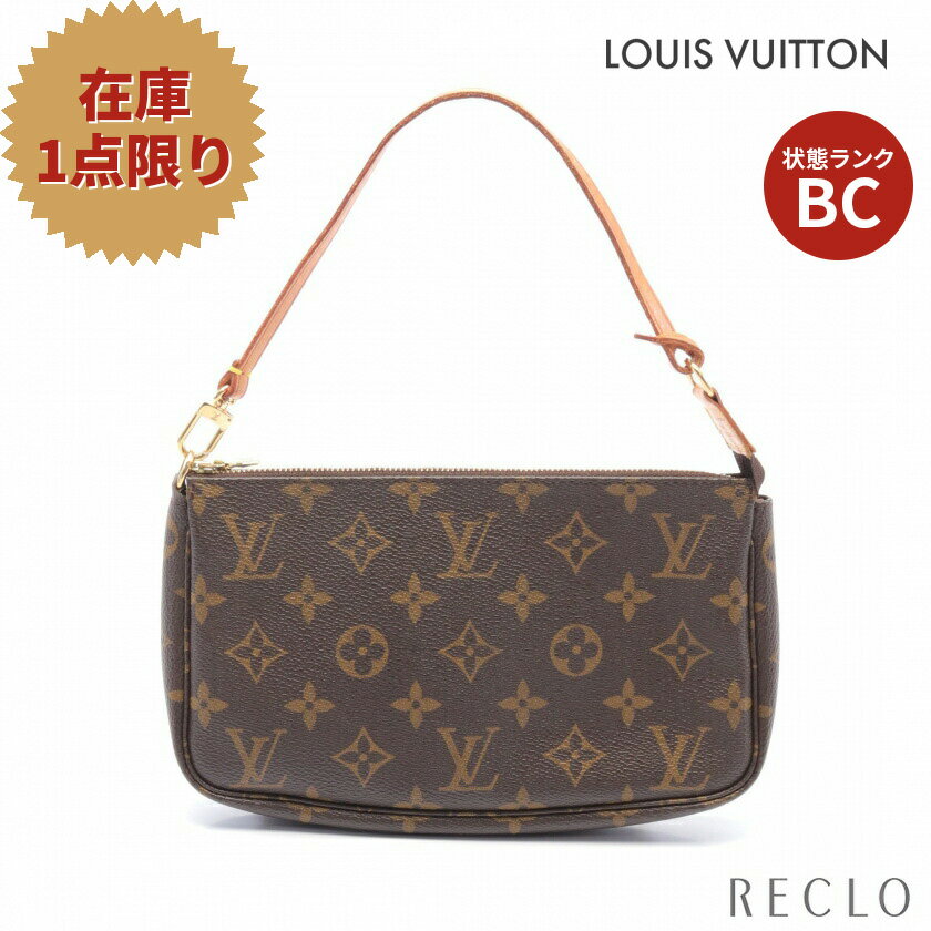 ルイヴィトン LOUIS VUITTON ポシェットアクセソワール モノグラム ハンドバッグ PVC レザー ブラウン M51980 【中古】 送料無料 ルイビトン