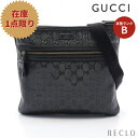 【10周年SALE!!10%OFF以上】グッチ GUCCI GGインプリメ ショルダーバッグ PVC レザー ブラック 295257 【中古】 送料無料_10th_all_bg_10th