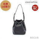 【10周年SALE!!10%OFF以上】ルイヴィトン LOUIS VUITTON プチノエ エピ ノワール ショルダーバッグ レザー ブラック M59012【中古】 送料無料 ルイビトン_10th_all_bg_10th