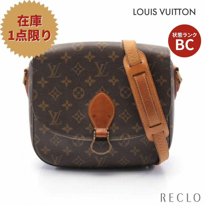 ルイヴィトン LOUIS VUITTON サンクルーGM モノグラム ショルダーバッグ PVC レザー ブラウン M51242【中古】 送料無料 ルイビトン