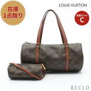 【10周年SALE!!50%OFF以上】ルイヴィトン LOUIS VUITTON パピヨン30 モノグラム 旧型 ハンドバッグ PVC レザー ブラウン M51365【中古】 送料無料 ルイビトン_10th_all_sp_10th_bg_10th