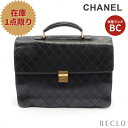 【10周年SALE!!10%OFF以上】シャネル CHANEL ビコローレ ビジネスバッグ ラムスキン ブラック ゴールド金具 ヴィンテージ 【中古】 送料無料_10th_all_bg_10th