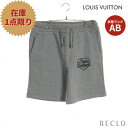 【10周年SALE!!45%OFF以上】ルイヴィトン LOUIS VUITTON LOUIS VUITTON × NIGO Printed Heart ショート スウェットパンツ コットン グレー 22SS 【中古】 送料無料 ルイビトン 良品_10th_all_apa_10th