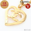 【10周年SALE!!5%OFF以上】シャネル CHANEL ココマーク ハート ネックレス GP ゴールド 953 【中古】 送料無料_10th_all_acc_10th