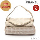 【スーパーSALE限定!!30％OFF以上】シャネル CHANEL ニュートラベルライン バニティバッグ ハンドバッグ ナイロンキャンバス レザー ベージュ 【中古】2403ss_all_bg_0304