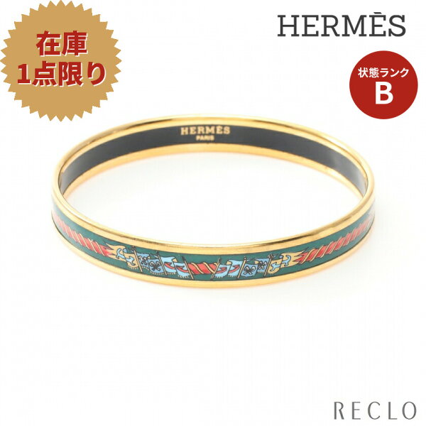 エルメス HERMES エマイユPM バングル GP 七宝 ゴールド マルチカラー 【中古】 送料無料_10th_all_acc_10th