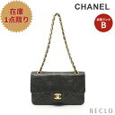 【10周年SALE!!5%OFF以上】シャネル CHANEL マトラッセ Wフラップ Wチェーンショルダーバッグ ラムスキン ブラック ゴールド金具 ヴィンテージ A01113【中古】 送料無料10th_all_2_bg_10th_2