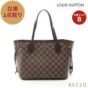 【10周年SALE!!10%OFF以上】ルイヴィトン LOUIS VUITTON ネヴァーフルPM ダミエエベヌ ハンドバッグ トートバッグ PVC レザー ブラウン N51109【中古】 送料無料 ルイビトン10th_all_2_bg_10th_2