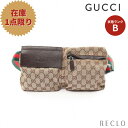 【10周年SALE!!5%OFF以上】グッチ GUCCI GGキャンバス ボディバッグ ウエストバッグ キャンバス レザー ベージュ マルチカラー 28566【中古】 送料無料10th_all_2_bg_10th_2