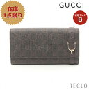 【10周年SALE!!10%OFF以上】グッチ GUCCI GGスプリーム 二つ折り長財布 PVC レザー ダークブラウン 309769【中古】 送料無料 サイフ_10th_all_wal_10th