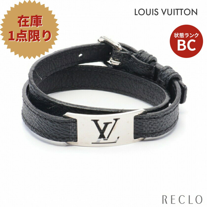 ルイヴィトン LOUIS VUITTON ブラスレ サイン イット ダミエグラフィット ブレスレット PVC ブラック シルバー M6616E 送料無料 ルイビトン10th_all_2_acc_10th_2