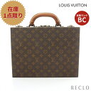 【10周年SALE!!40%OFF以上】ルイヴィトン LOUIS VUITTON ボワット ビジュー モノグラム ジュエリーケース ハンドバッグ PVC レザー ブラウン M47120【中古】 送料無料 ルイビトン10th_all_2_bg_10th_2