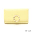 ブルガリ BVLGARI ブルガリブルガリ 6連 キーケース レザー ライトイエロー 291406【中古】