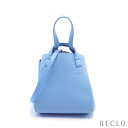 【10周年SALE!!5%OFF以上】ロエベ LOEWE ハンモック ナゲット ハンドバッグ レザー ライトブルー 2WAY 【中古】 送料無料10th_all_2_bg_10th_2