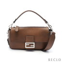 【10周年SALE!!10%OFF以上】フェンディ FENDI BAGUETTE バゲット ハンドバッグ レザー ブラウン ヴィンテージ加工 2WAY 7VA600【中古】 送料無料_10th_all_bg_10th