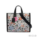 ケイトスペード kate spade manhattan floral garden jacquarded lg tote ハンドバッグ トートバッグ 花柄 ジャガード マルチカラー 2WAY K6565【中古】