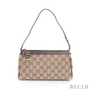 グッチ GUCCI アビー GGキャンバス ハンドバッグ キャンバス レザー ベージュ アイボリー 145750【中古】