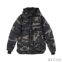 カナダグース CANADA GOOSE MACMILLAN PARKA BLACK LABEL マクミランパーカー ダウンジャケット カモフラージュ グレー マルチカラー フード付き 3804MB