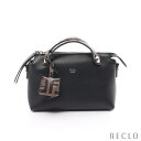 フェンディ FENDI BY THE WAY MINI バイザウェイ ミニ ハンドバッグ レザー ブラック ブラウン 8BL145【中古】